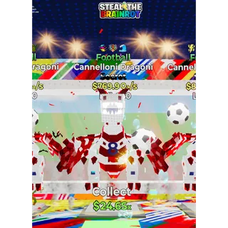 Fortnite: Steal the Brainrot - Football Cannelloni Dragoni 769,9Qa/s