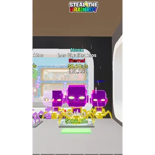 Neon Los Gigalitraktos 8,4Qi/s - Fortnite: Steal the Brainrot
