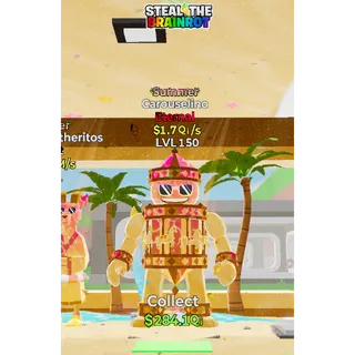 Fortnite: Steal the Brainrot – Summer Carouselino 1,7Qi/s - WALK OUT VIDEO INCLUDED SPAWNED FOR ME TODAY 