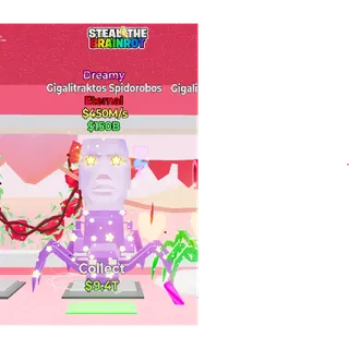 Fortnite: Steal the Brainrot - Dreamy Gigalitraktos Spidorobos 450m/s