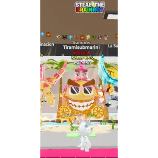 Tiramisubmarini 82,9Qi/s - Fortnite: Steal the Brainrot