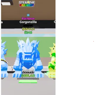 Fortnite: Steal the Brainrot - Rainbow Gorgonzilla 684m/s