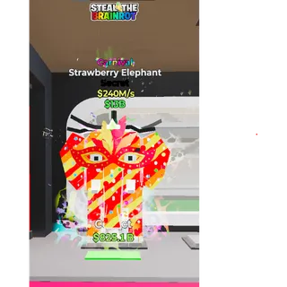 Fortnite: Steal the Brainrot - Carnival Strawberry Elephant 240m/s