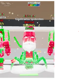 Fortnite: Steal the Brainrot - Christmas Gigalitraktos Spidorobos 900m/s