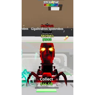 Fortnite: Steal the Brainrot - Darkness Gigalitraktos Spidorobos 825m/s