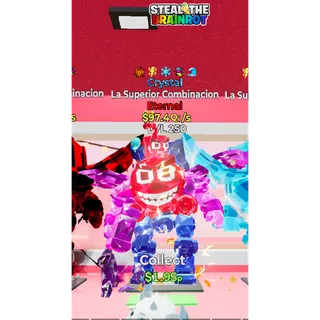 Fortnite: Steal the Brainrot - Crystal La superior Combinacion 97,4Qi/s