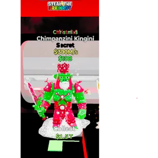 Fortnite: Steal the Brainrot - Christmas Chimpanzini Kingini 300m/s