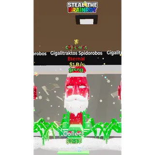 Fortnite: Steal the Brainrot - Christmas Gigalitraktos Spidorobos 1b/s 