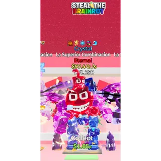 Crystal La superior Combinacion 97,4Qi/s - Fortnite: Steal the Brainrot