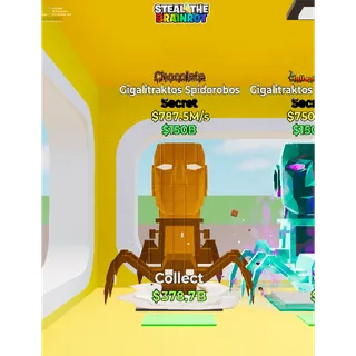 Fortnite: Steal the Brainrot - Chcolate Gigalitraktos Spidorobos 787,5m/s