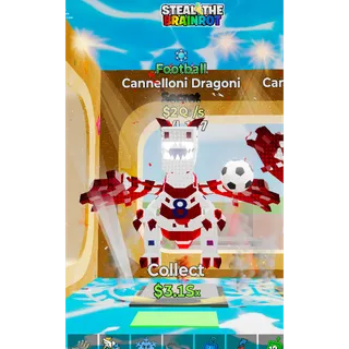 Fortnite: Steal the Brainrot - Football Cannelloni Dragoni 2Qi/s