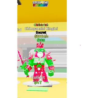 Fortnite Steal the Brainrot - Christmas Chimpanzini Kingini 300m/s