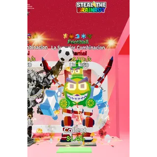 Fortnite: Steal the Brainrot - Football La superior Combinacion 99,3Qi/s