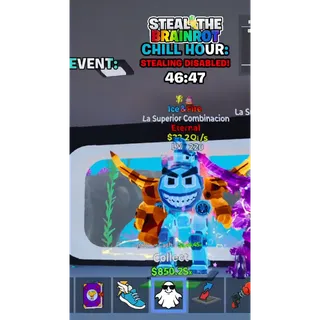 Ice Fire La superior Combinacion 22,2Qi/s - Fortnite: Steal the Brainrot