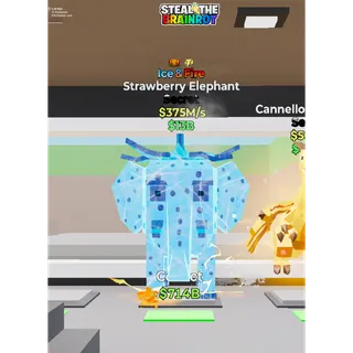 Fortnite: Steal the Brainrot - Ice & Fire Strawberry Elephant 375m/s