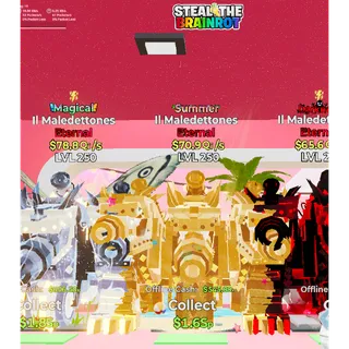 Summer II Maledettones 70,9Qi/s Level 250 - Fortnite: Steal the Brainrot