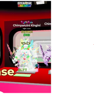 Fortnite: Steal the Brainrot - Carnival Chimpanzini Kingini 200m/s