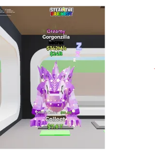 Fortnite: Steal the Brainrot - Dreamy Gorgonzilla 342m/s