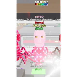 Fortnite: Steal the Brainrot - Lovely Gigalitraktos Spidorobos 787,5m/s