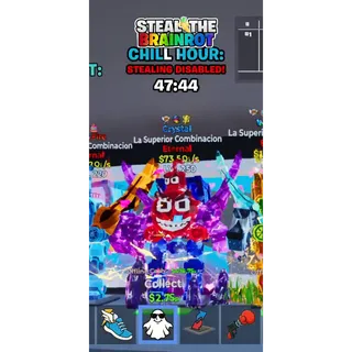 Crystal La superior Combinacion 73,5Qi/s - Fortnite: Steal the Brainrot