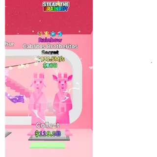 Fortnite: Steal the Brainrot - Rainbow Cabritos brotheritos 832,5m/s ( 4 Traits )