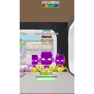 Neon Los Gigalitraktos 8,4Qi/s - Fortnite: Steal the Brainrot