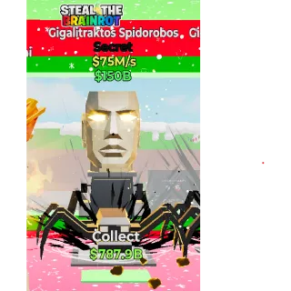 Fortnite: Steal the Brainrot - Defualt Gigalitraktos Spidorobos 75m/s