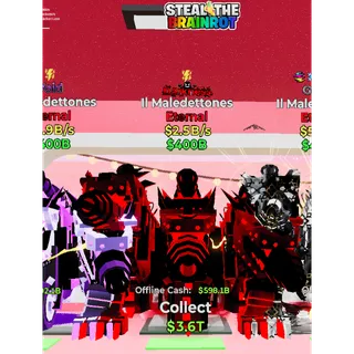 Fortnite: Steal the Brainrot - Darkness II Maledettones 2,5b/s