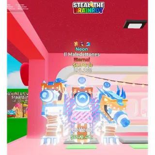 Fortnite: Steal the Brainrot - Neon II Maledettones 1,3Qi/s