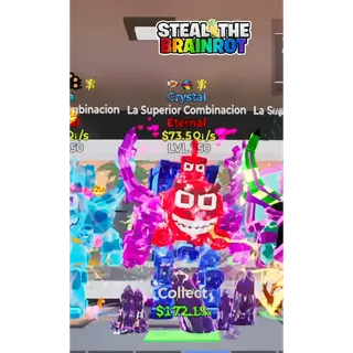 Crystal La superior Combinacion 73,5Qi/s - Fortnite: Steal the Brainrot