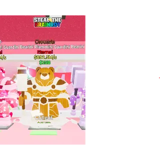 Fortnite: Steal the Brainrot - Chocolate Bearini Plammini Guardini 892,5m/s