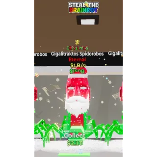 Fortnite: Steal the Brainrot - Christmas Gigalitraktos Spidorobos 1b/s 