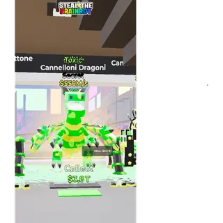 Fortnite: Steal the Brainrot - Toxic Cannelloni Dragoni 550m/s