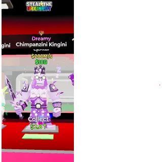 Fortnite: Steal the Brainrot - Dreamy Chimpanzini Kingini 200m/s