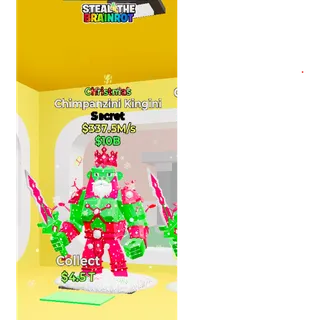 Fortnite Steal the Brainrot - Christmas Chimpanzini Kingini 337,5m/s