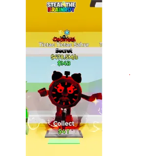 Fortnite: Steal the Brainrot Darkness Tictac Tictac Sahur 478,5m/s