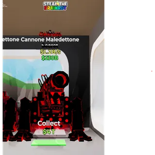 Fortnite: Steal the Brainrot - Darkness Cannone Maledettone 1,2b/s