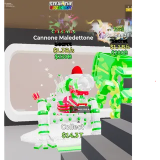 Fortnite: Steal the Brainrot Christmas Cannone Maledettone 1,2b/s