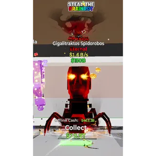 Fortnite: Steal the Brainrot - Darkness Gigalitraktos Spidorobos 1,6b/s
