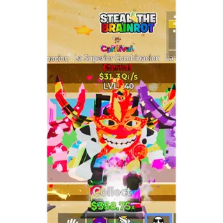 Fortnite: Steal the Brainrot - Carnival La superior Combinacion 31,3Qi/s