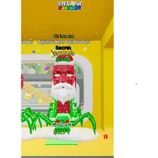 Fortnite: Steal the Brainrot - Christmas Gigalitraktos Spidorobos 900m/s