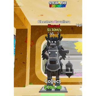 Fortnite: Steal the Brainrot - Ghostero Cavallero Skeletono 130m/s