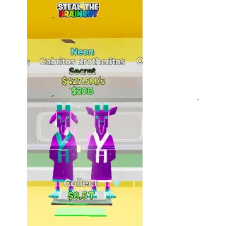 Fortnite: Steal the Brainrot - Neon Cabritos brotheritos 427,5m/s