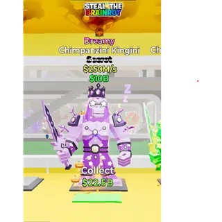 Fortnite: Steal the Brainrot - Dreamy Chimpanzini Kingini 250m/s