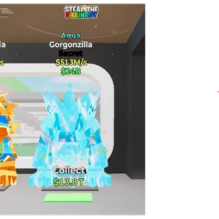 Fortnite: Steal the Brainrot - Aqua Gorgonzilla 513m/s