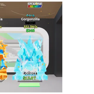 Fortnite: Steal the Brainrot - Aqua Gorgonzilla 513m/s