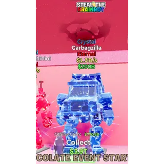 Fortnite: Steal the Brainrot - Crystal Garbagzilla 1,3b/s