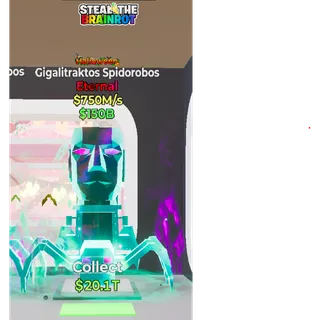 Fortnite: Steal the Brainrot - Hallowen Gigalitraktos Spidorobos 750m/s
