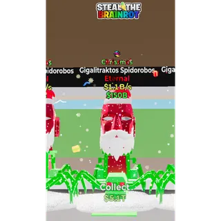 Fortnite: Steal the Brainrot - Christmas Gigalitraktos Spidorobos 1,1b/s 