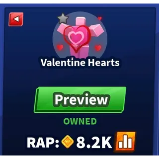 valentine hearts - bladeball